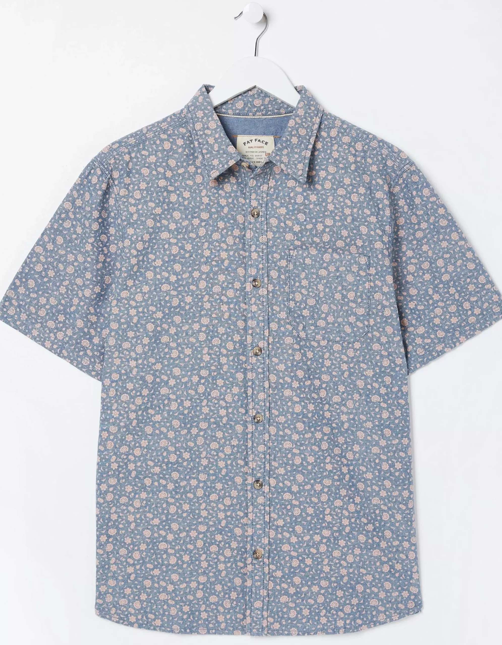 Men FatFace Shirts|Floral Print Shirt