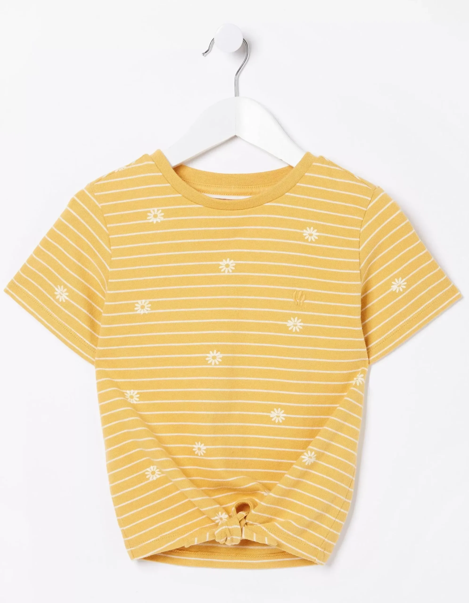 Girls FatFace View All|Floral Stripe Jersey T-Shirt