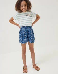Girls FatFace Swim & Beachwear|Floral Tile Flippy Shorts