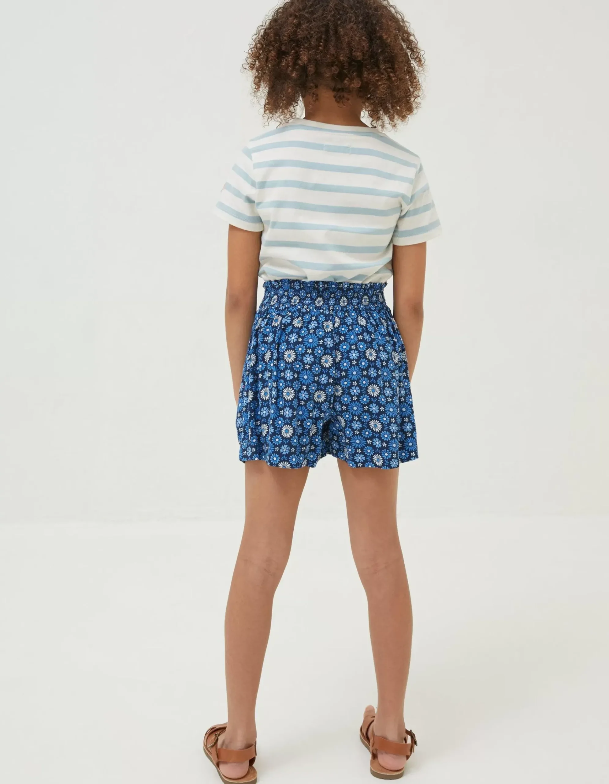 Girls FatFace Swim & Beachwear|Floral Tile Flippy Shorts