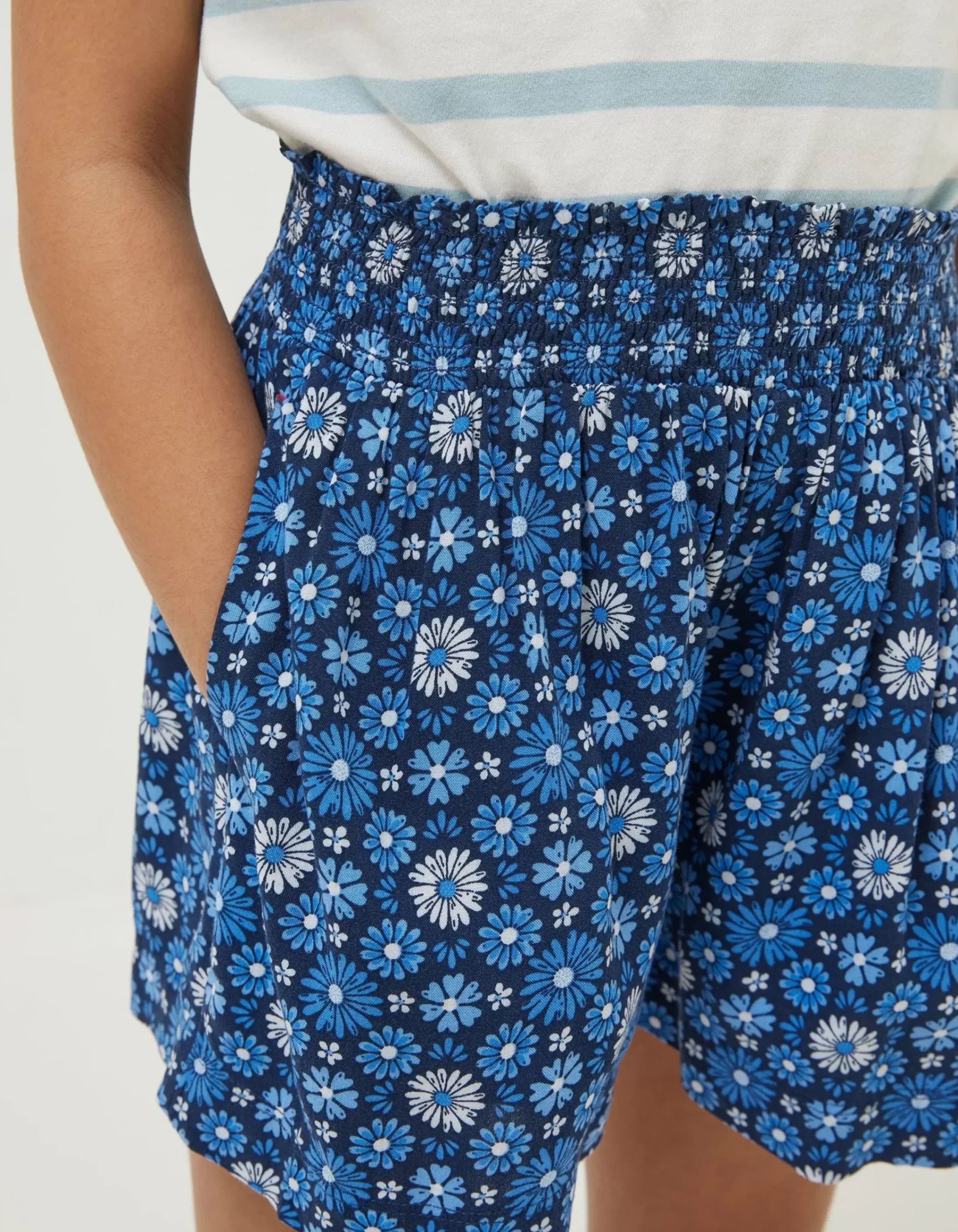 Girls FatFace Swim & Beachwear|Floral Tile Flippy Shorts