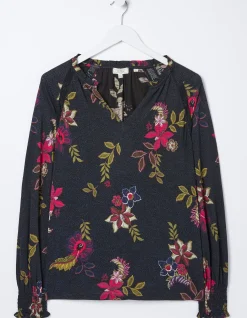 Women FatFace View All|Florence Dotted Floral Top