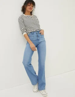 Women FatFace Jeans & Dungarees|Fly Flare Comfort Stretch Jeans