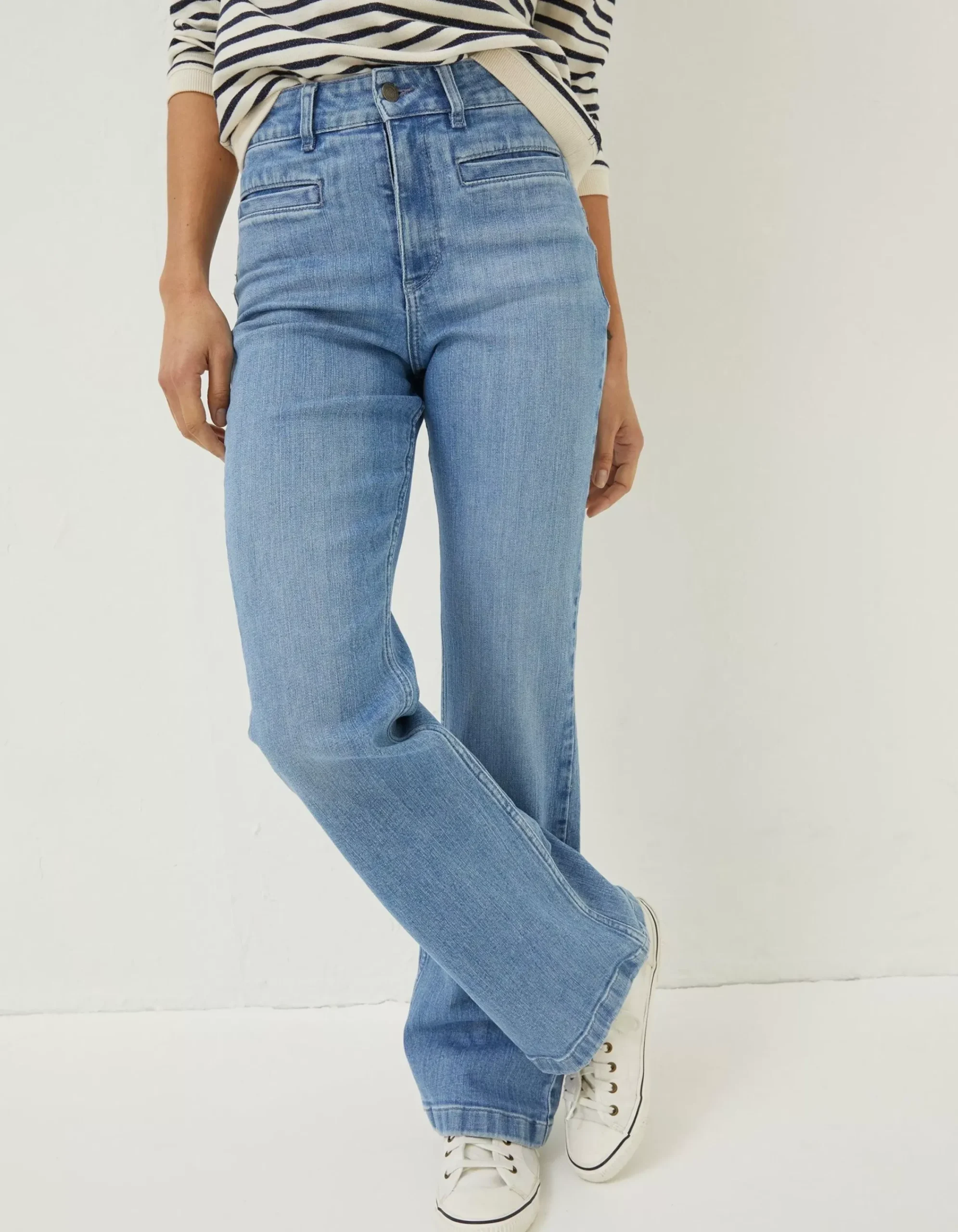 Women FatFace Jeans & Dungarees|Fly Flare Comfort Stretch Jeans