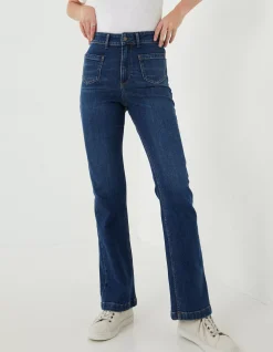 Women FatFace Jeans & Dungarees|Fly Flare Comfort Stretch Jeans