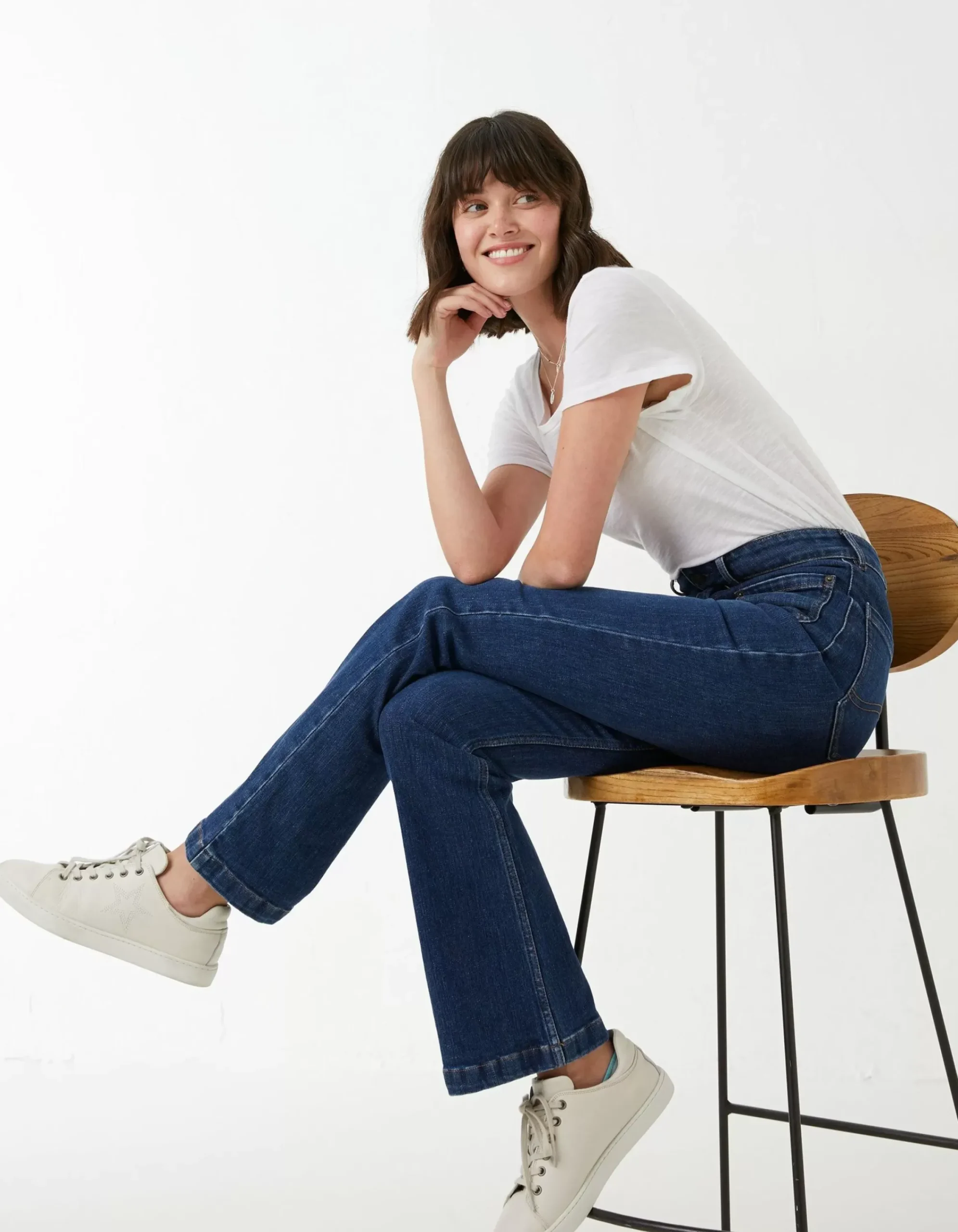 Women FatFace Jeans & Dungarees|Fly Flare Comfort Stretch Jeans