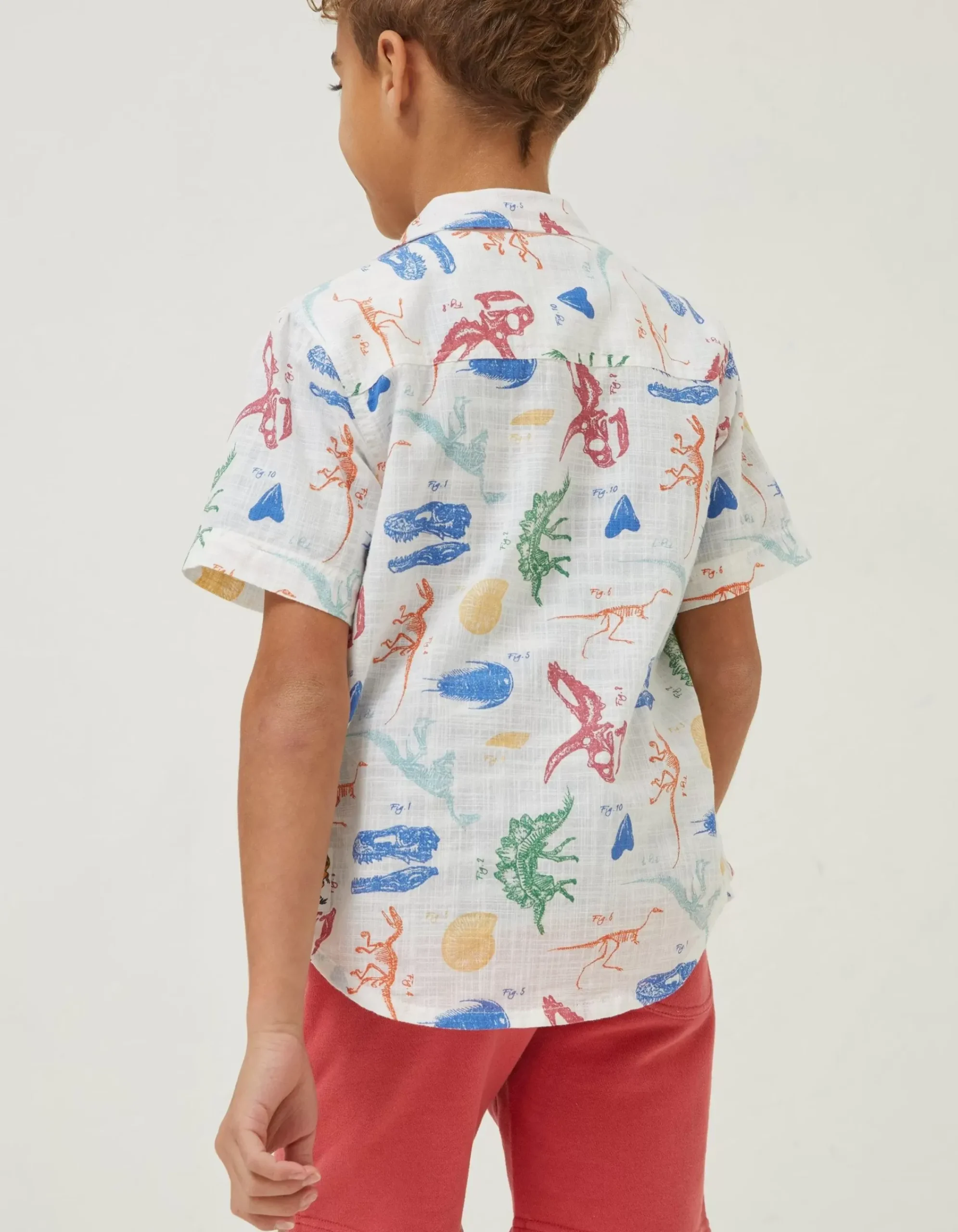 Boys FatFace View All|Fossil Printed Shirt
