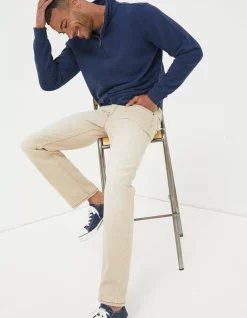 Men FatFace View All|Fowey Half Neck Sweatshirt