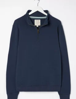 Men FatFace View All|Fowey Half Neck Sweatshirt