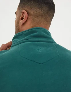 Men FatFace Sweatshirts & Hoodies|Fowey Half Neck Sweatshirt