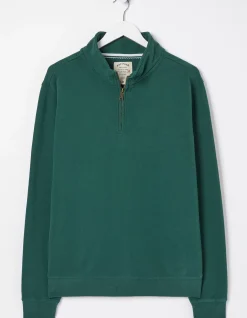 Men FatFace Sweatshirts & Hoodies|Fowey Half Neck Sweatshirt