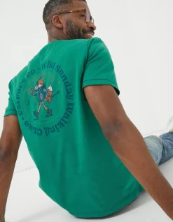 Men FatFace T-Shirts|Foxy Walking Club T-Shirt