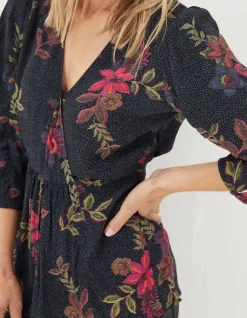 Women FatFace View All|Frankie Dotted Floral Blouse