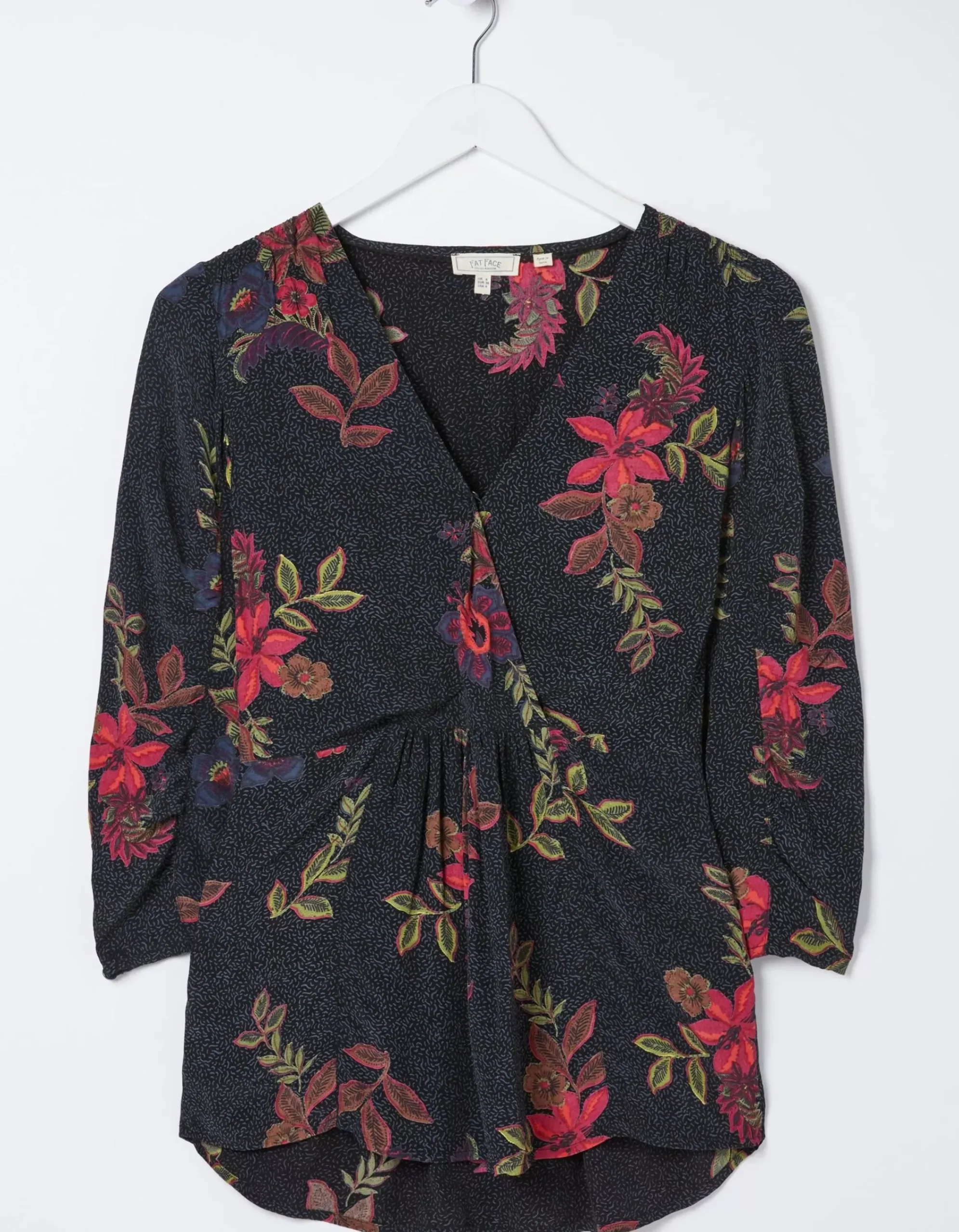 Women FatFace View All|Frankie Dotted Floral Blouse