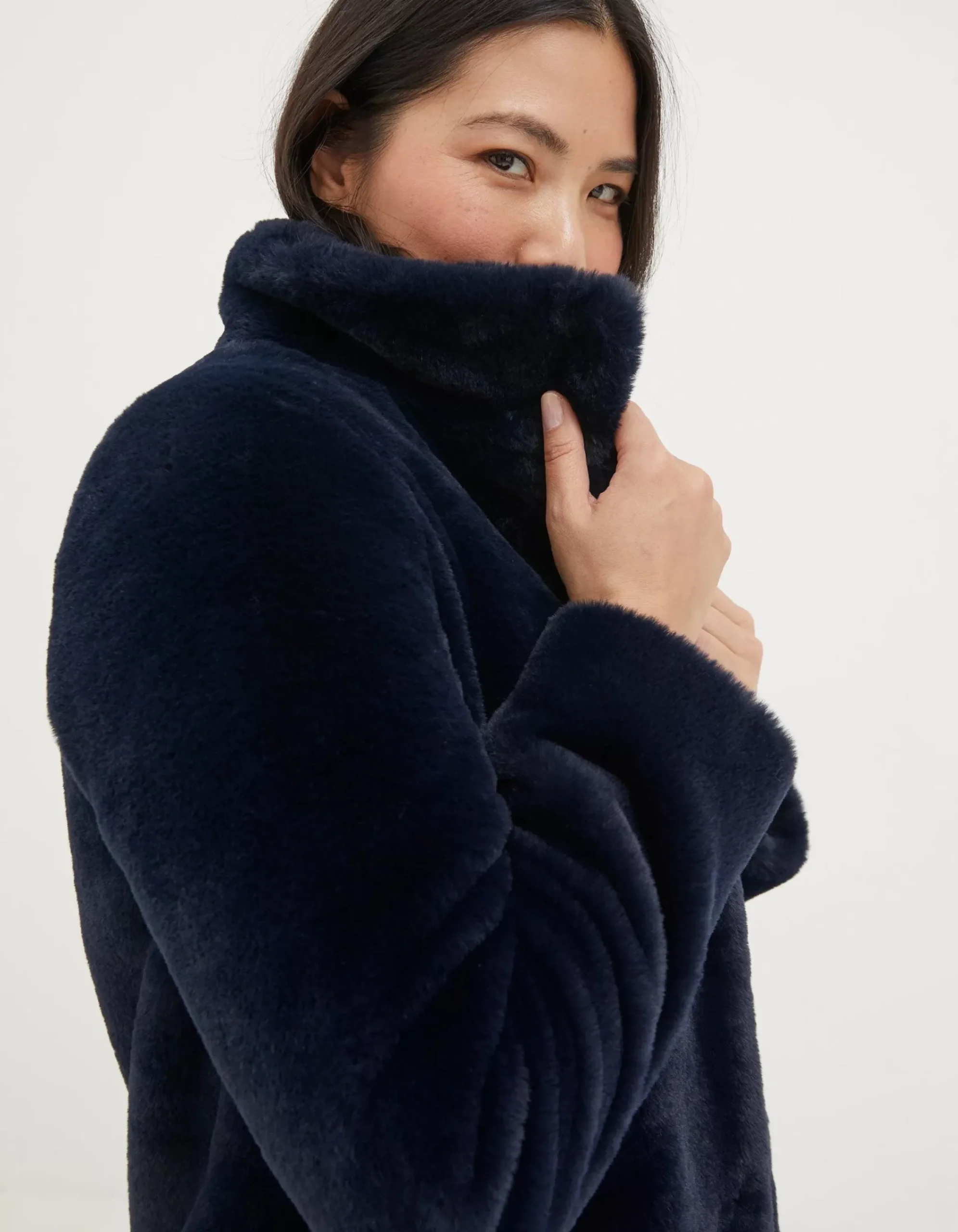 Women FatFace Coats & Jackets|Freya Faux Fur Long Coat
