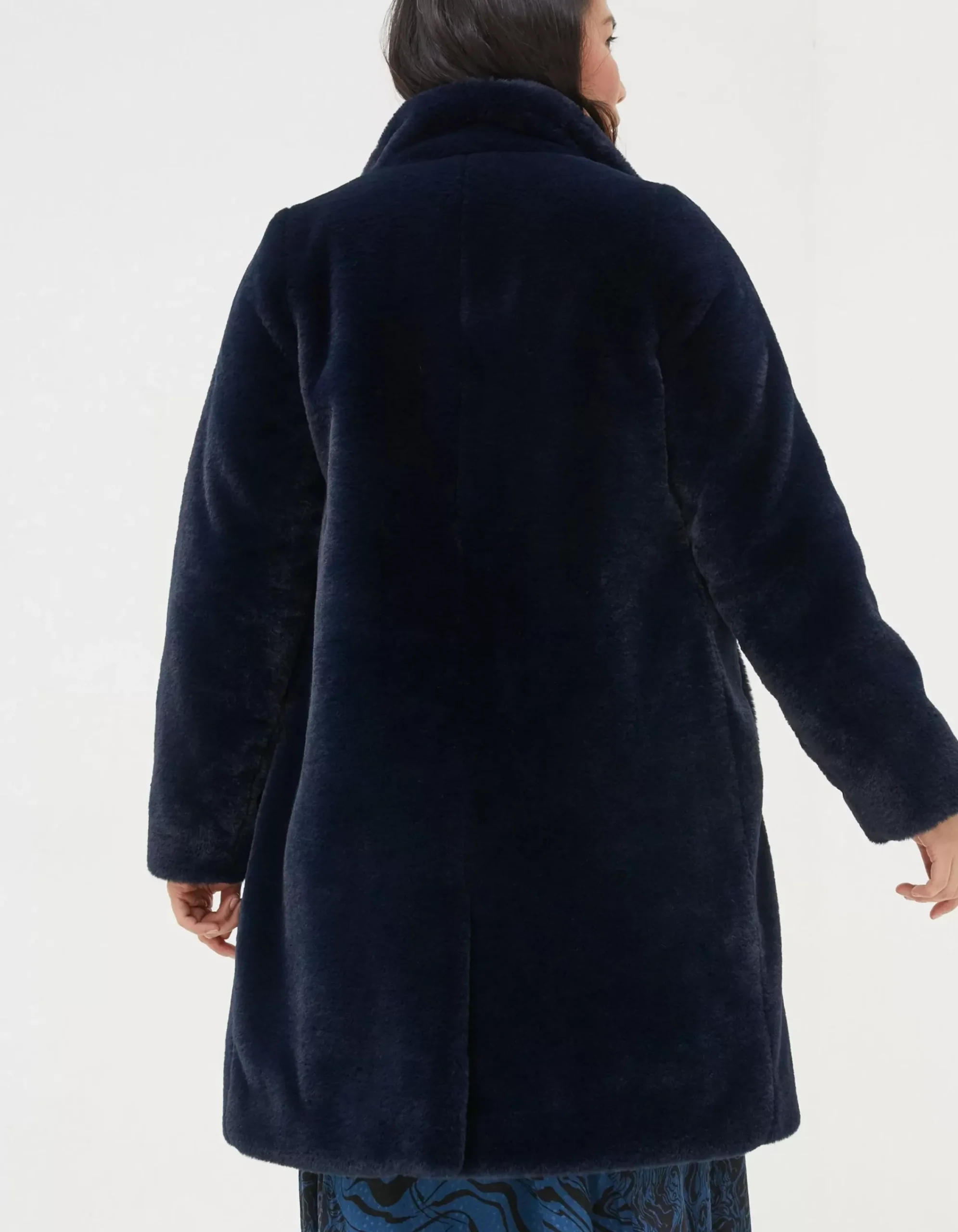 Women FatFace Coats & Jackets|Freya Faux Fur Long Coat