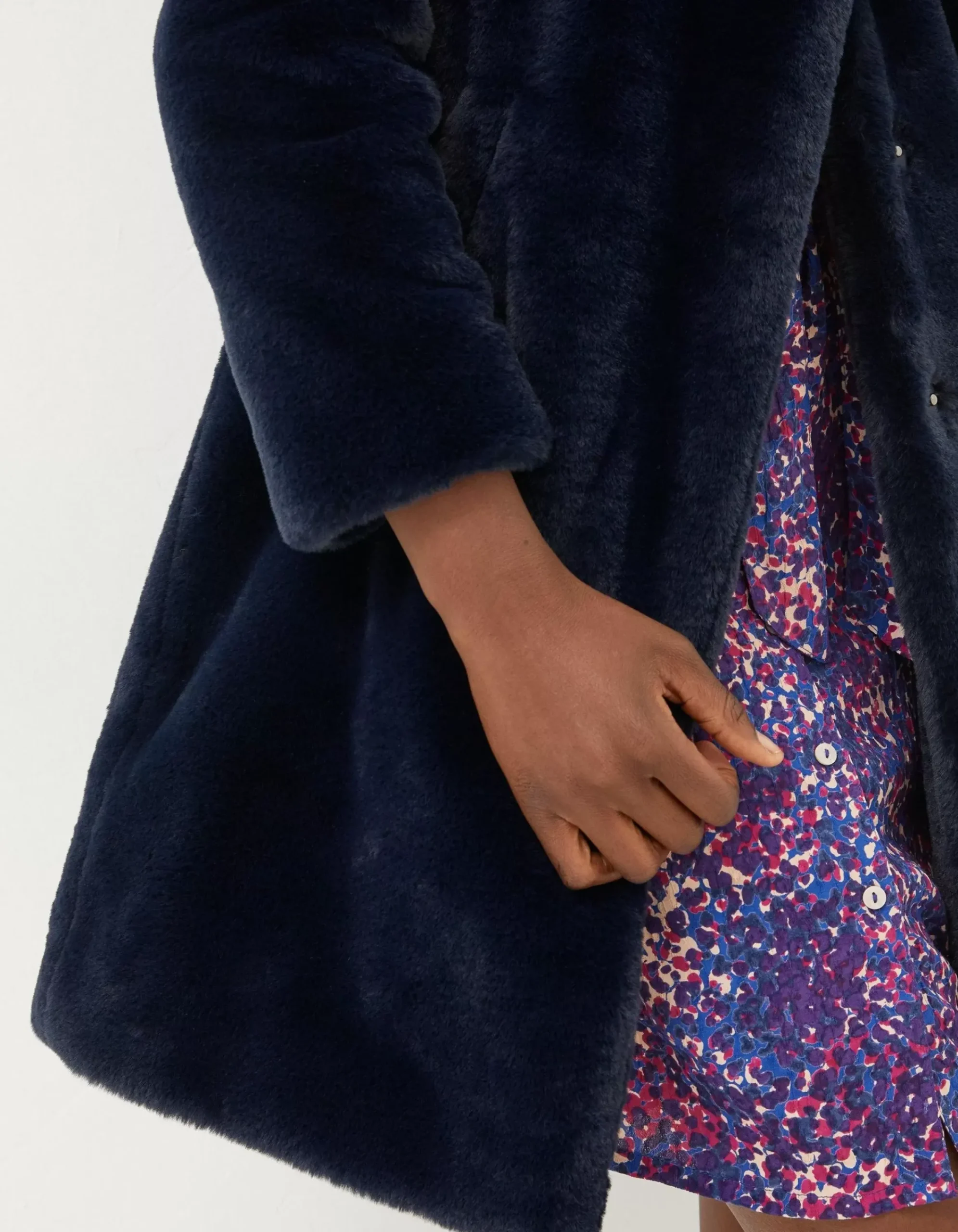 Women FatFace Coats & Jackets|Freya Faux Fur Long Coat