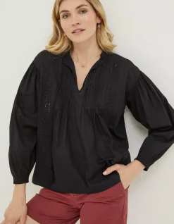 Women FatFace Shirts & Blouses|Freya Lace Blouse
