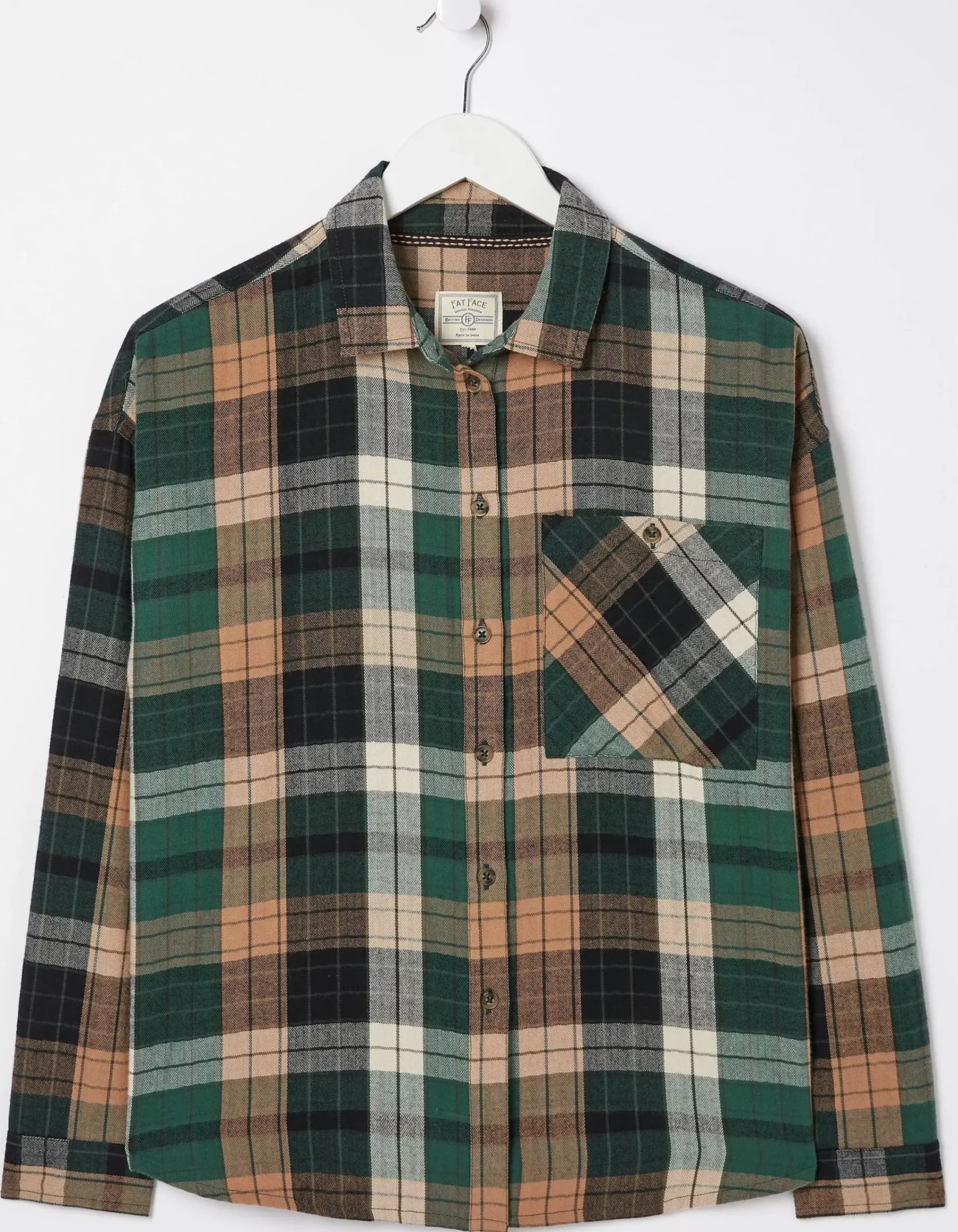 Women FatFace Shirts & Blouses|Frome Relaxed Check Shirt
