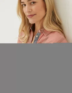 Women FatFace Shirts & Blouses|Frome Relaxed Check Shirt