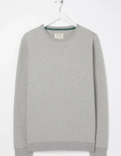 Men FatFace View All|Frome Textured Crew Neck Sweatshirt