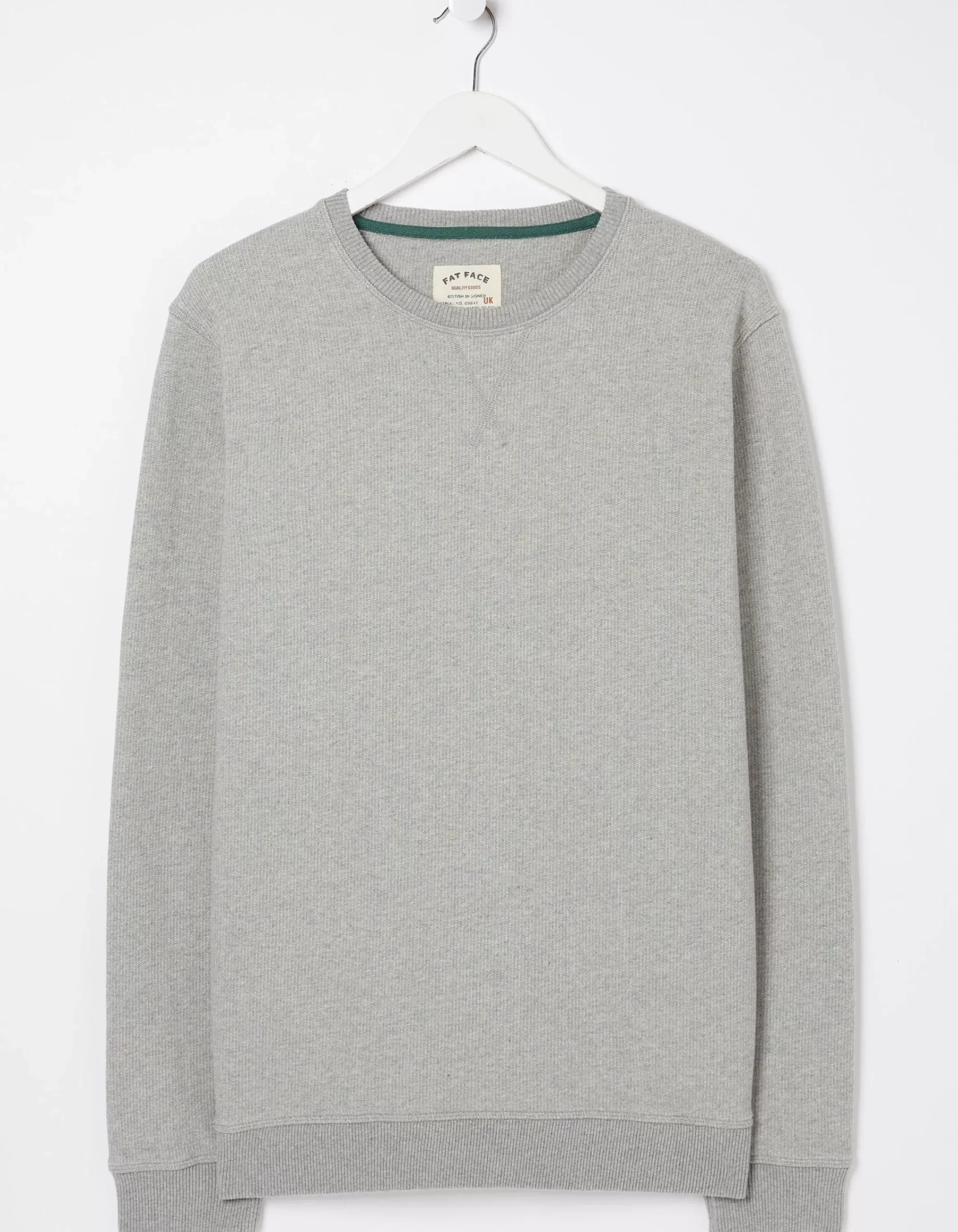 Men FatFace View All|Frome Textured Crew Neck Sweatshirt