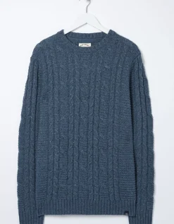Men FatFace View All|Funtley Cable Crew Jumper