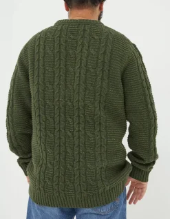 Men FatFace View All|Funtley Cable Crew Jumper