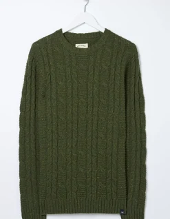 Men FatFace View All|Funtley Cable Crew Jumper