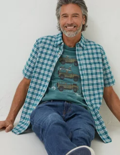 Men FatFace Shirts|Galston Check Shirt