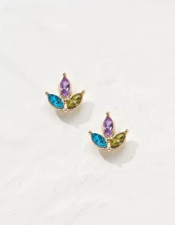 Women FatFace View All|Gem Leaf Studs