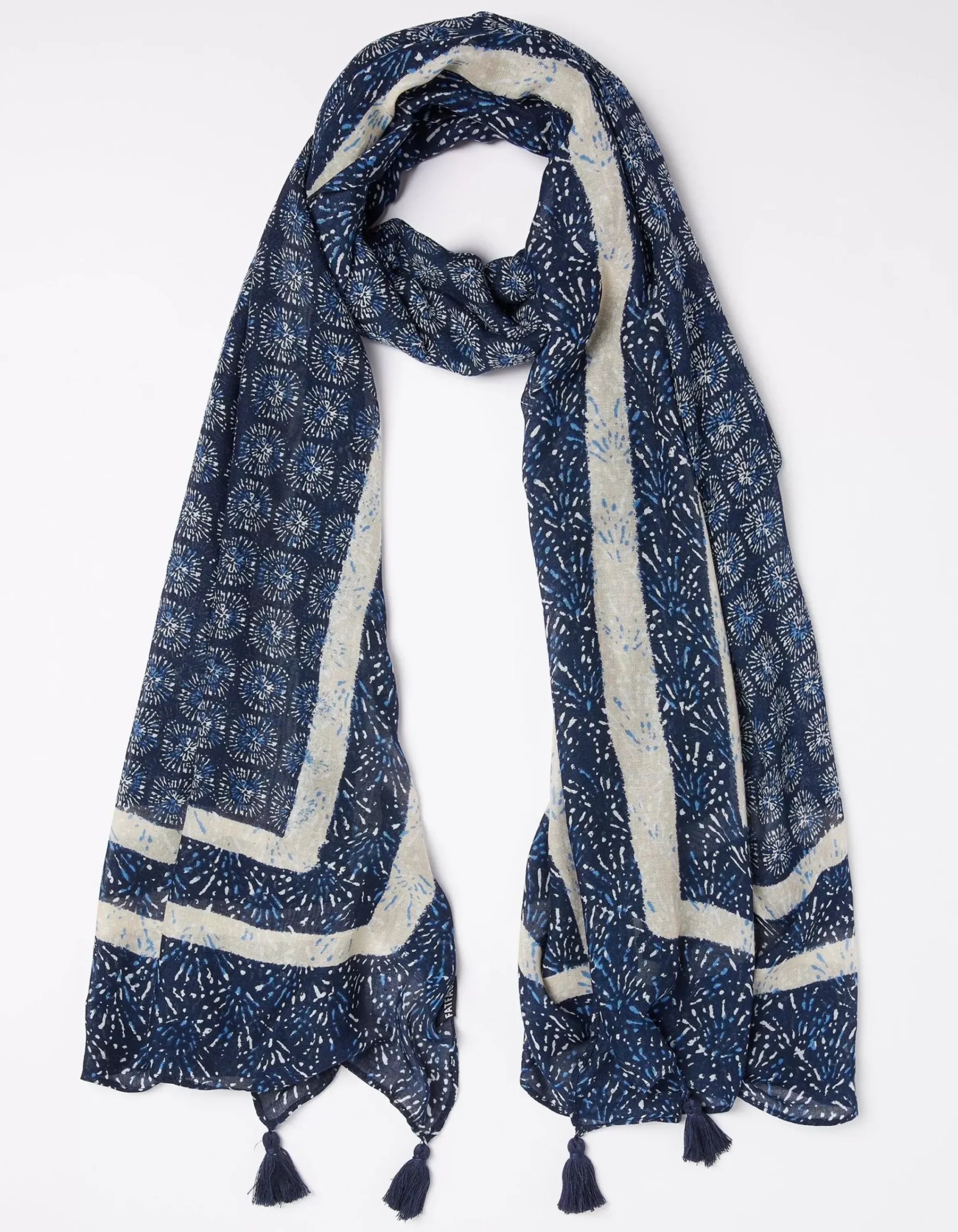 Women FatFace View All|Geo Border Scarf
