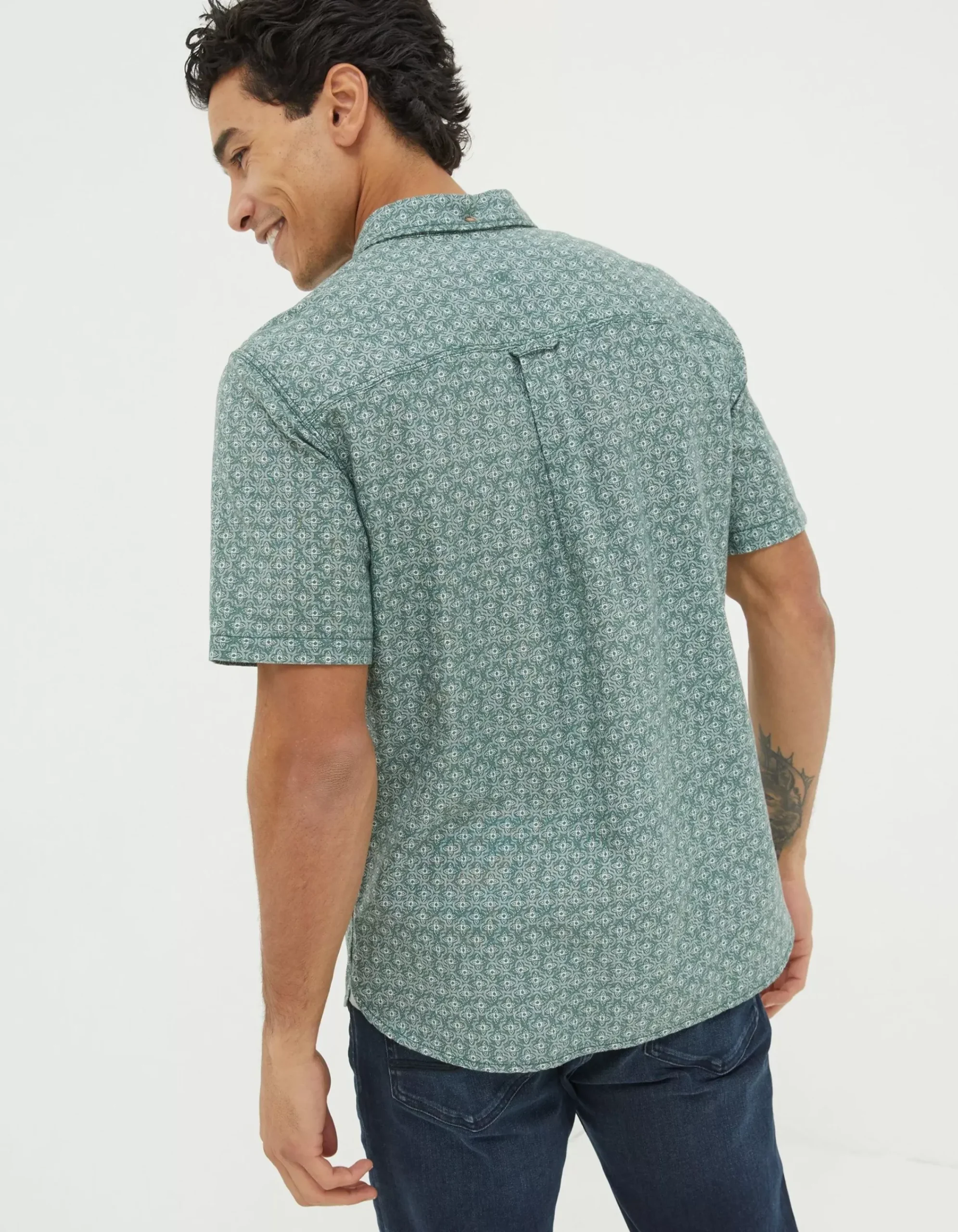 Men FatFace View All|Geo Print Shirt