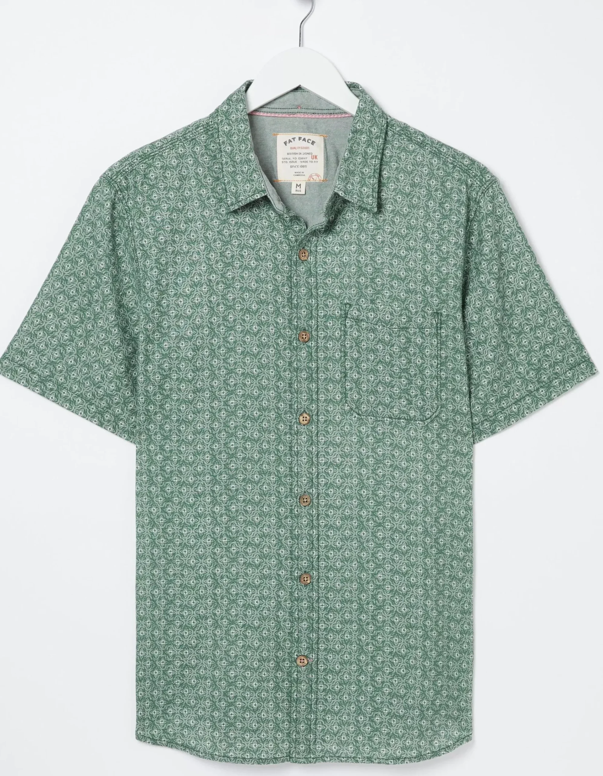Men FatFace View All|Geo Print Shirt
