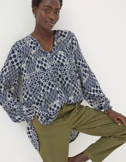 Women FatFace View All|Georgie Patchwork Geo Tunic