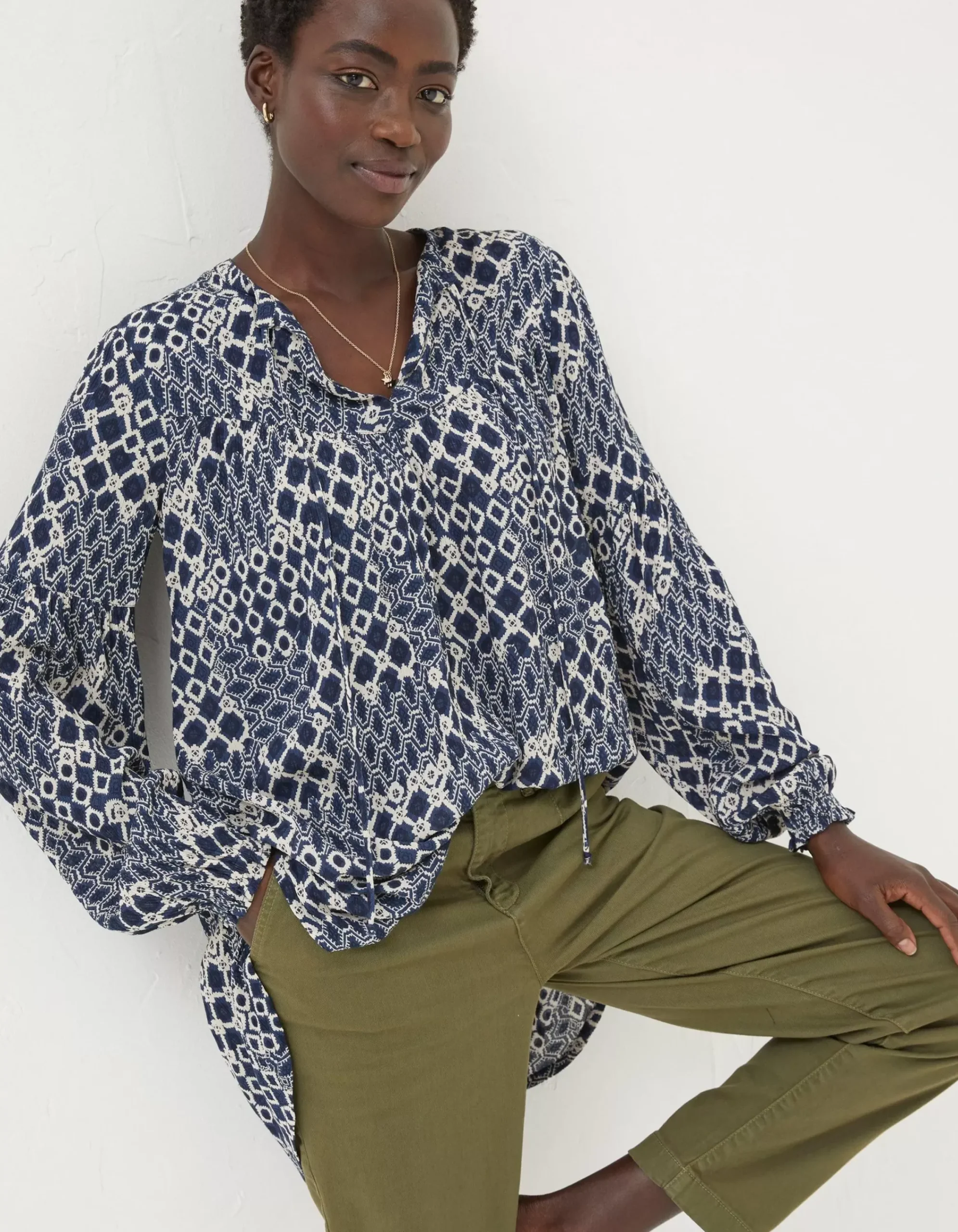 Women FatFace View All|Georgie Patchwork Geo Tunic