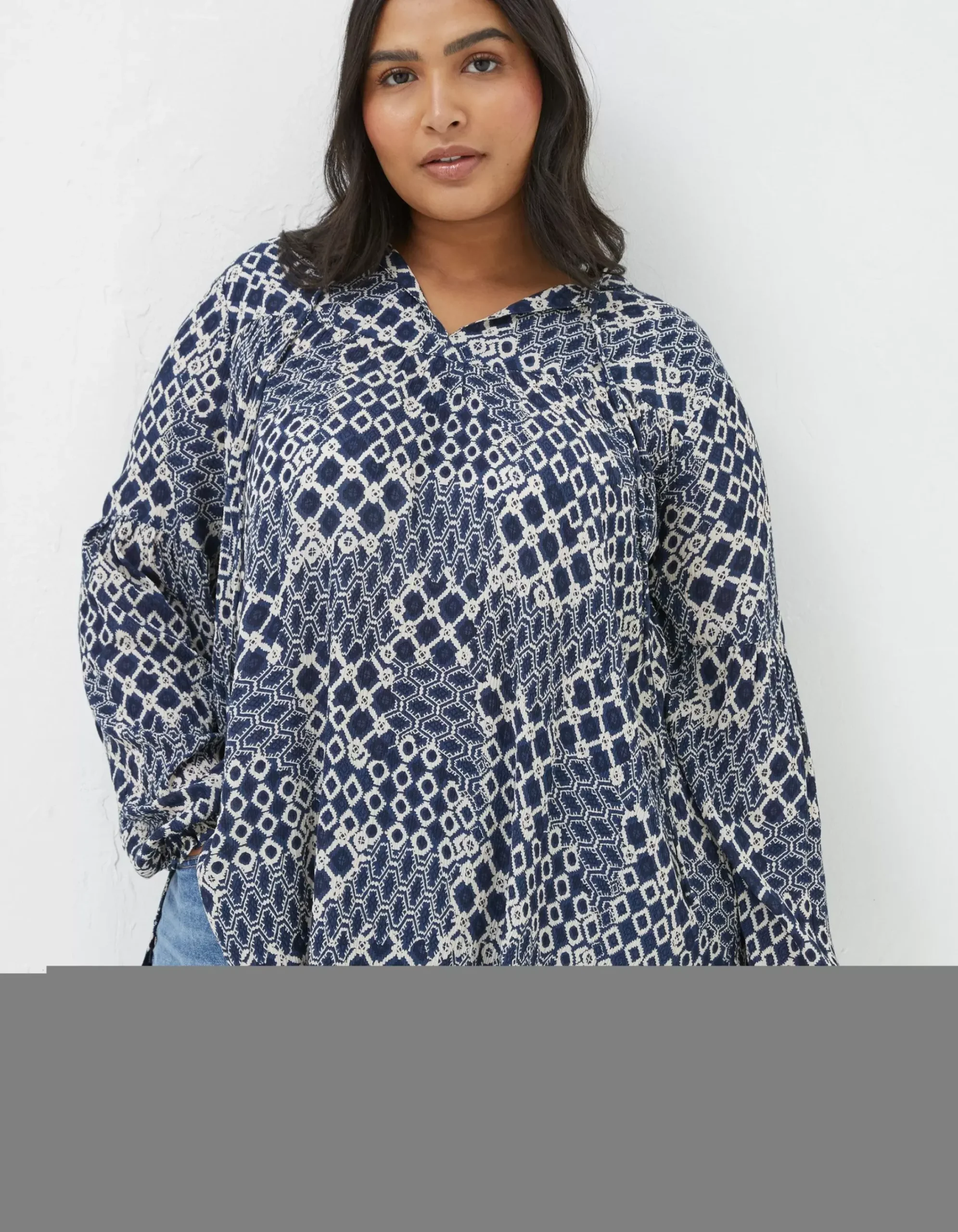 Women FatFace View All|Georgie Patchwork Geo Tunic
