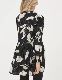 Women FatFace Shirts & Blouses|Gerry Twilight Leaves Tunic