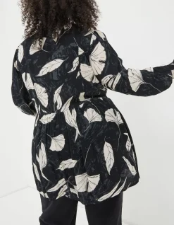 Women FatFace Shirts & Blouses|Gerry Twilight Leaves Tunic