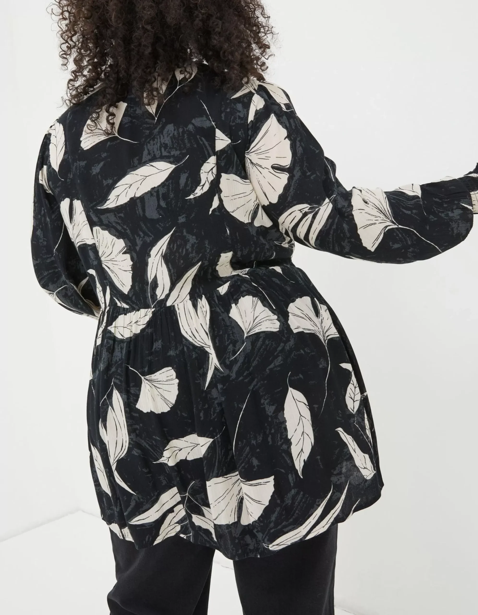Women FatFace Shirts & Blouses|Gerry Twilight Leaves Tunic