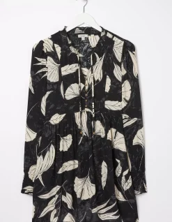 Women FatFace Shirts & Blouses|Gerry Twilight Leaves Tunic