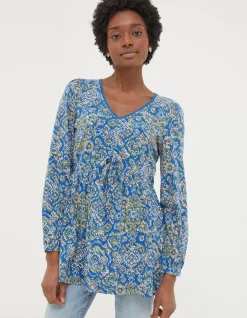 Women FatFace View All|Gina Aztec Texture Tunic