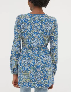 Women FatFace View All|Gina Aztec Texture Tunic