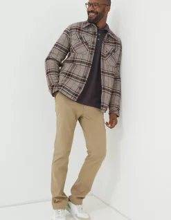 Men FatFace View All|Glen Check Overshirt