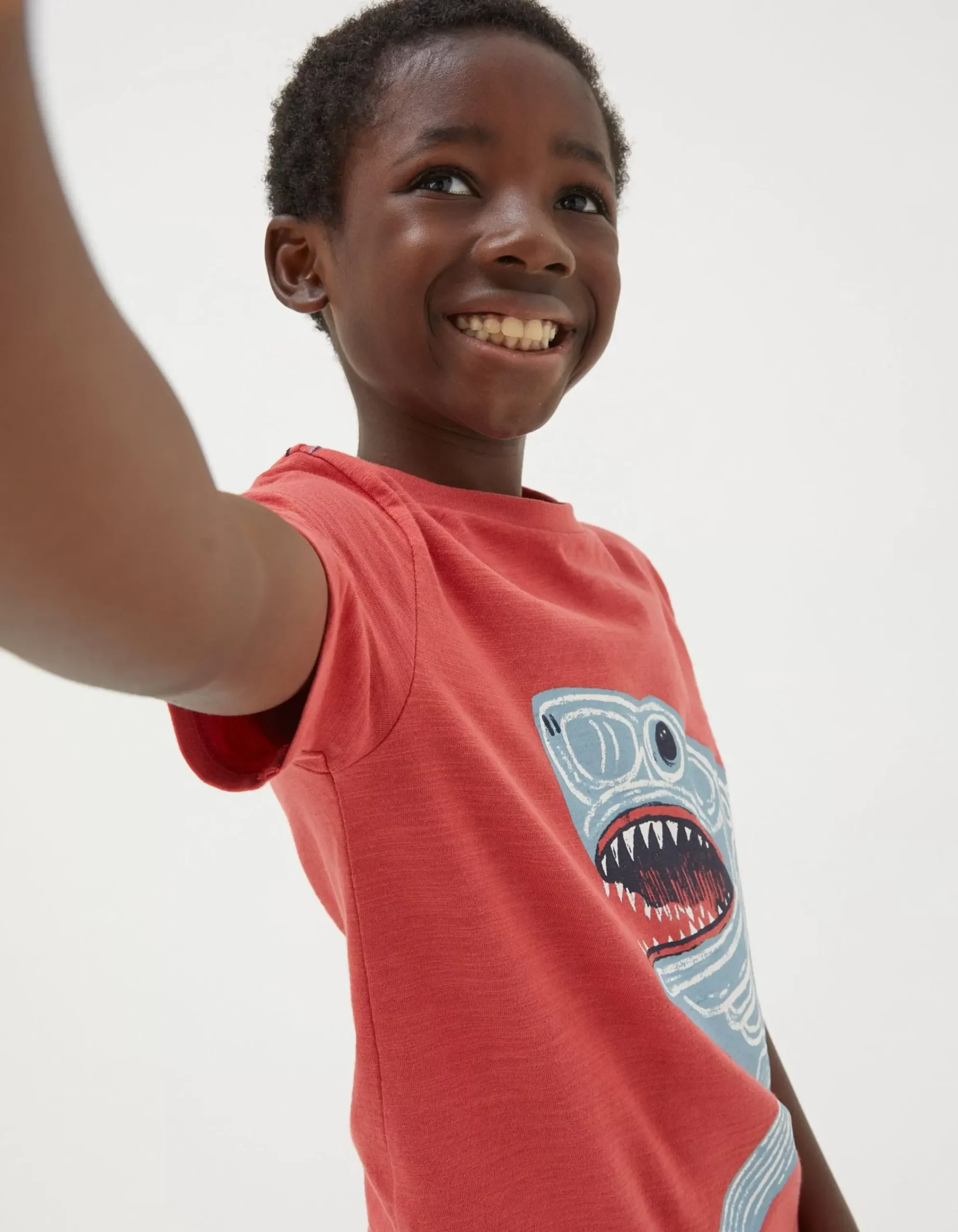 Boys FatFace View All|Glow-In-The-Dark Shark T-Shirt