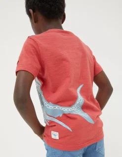 Boys FatFace View All|Glow-In-The-Dark Shark T-Shirt