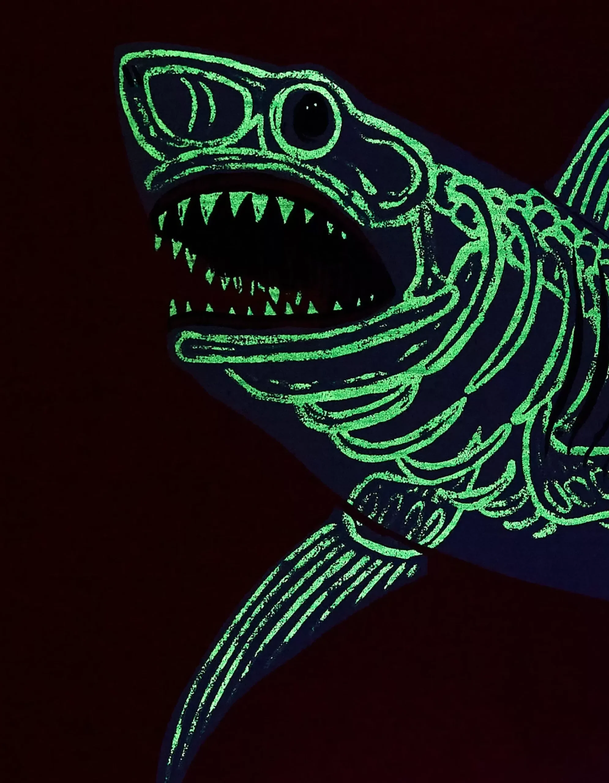 Boys FatFace View All|Glow-In-The-Dark Shark T-Shirt