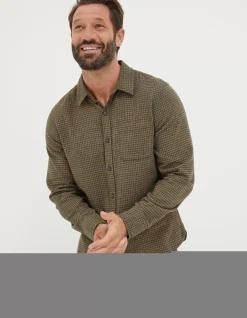 Men FatFace View All|Glynde Grid Check Shirt