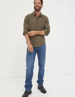 Men FatFace View All|Glynde Grid Check Shirt