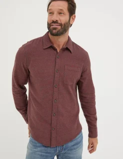 Men FatFace View All|Glynde Grid Check Shirt